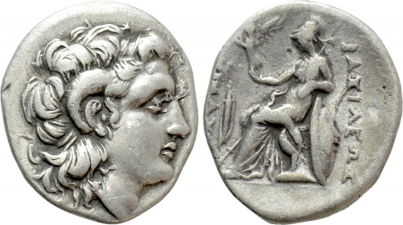 KINGS OF THRACE (Macedonian). Lysimachos (305-281 BC). Drachm. Ephesos.

Obv: ...