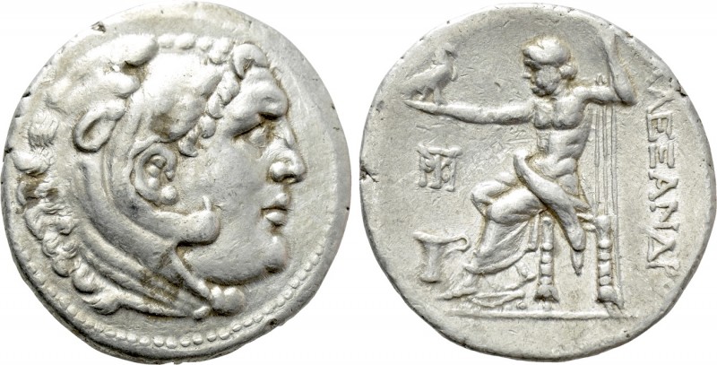 KINGS OF MACEDON. Alexander III 'the Great' (336-323 BC). Tetradrachm. Cyme. 
...