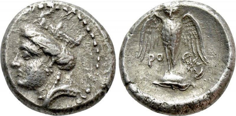 PONTOS. Amisos (as Peiraieos). Siglos (Circa 435-370 BC). 

Obv: Head of Hera ...