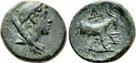 AEOLIS. Aegae. Ae (1st-2nd centuries BC).