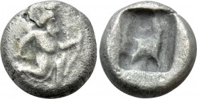ACHAEMENID EMPIRE. Time of Artaxerxes II to Artaxerxes III (Circa 375-340 BC). 1/4 Siglos. Sardes.