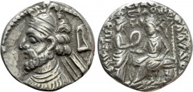 KINGS OF PARTHIA. Vologases III (Circa 111-146). BI Tetradrachm. Seleukeia am Tigris. Dated SE 436 (AD 124/5).