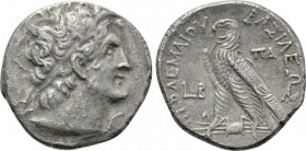 PTOLEMAIC KINGS OF EGYPT. Kleopatra III & Ptolemy IX Soter II (116-107 BC). Tetradrachm. Alexandreia. Dated RY 2 (116/5 BC).
