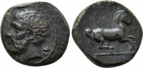 ZEUGITANIA. Carthage. Ae (Circa 4th century BC). Uncertain mint in Sicily.