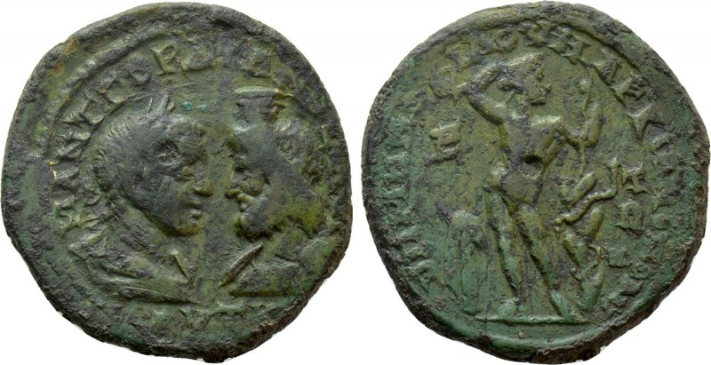 MOESIA INFERIOR. Marcianopolis. Gordian IIΙ, with Serapis (238-244). Ae Pentassa...