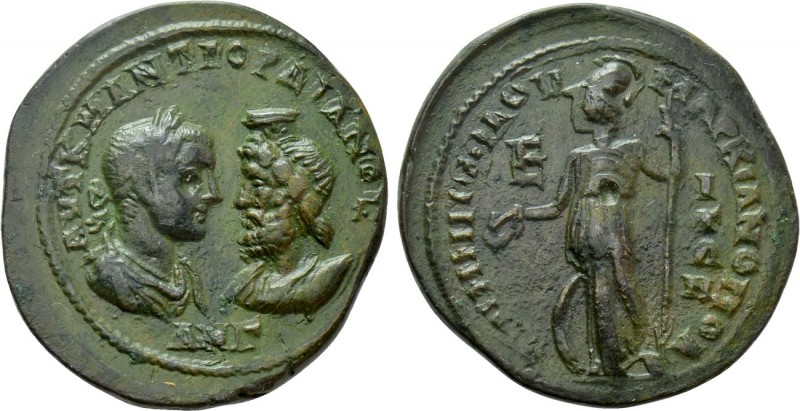 MOESIA INFERIOR. Marcianopolis. Gordian III, with Serapis (238-244). Ae Pentassa...