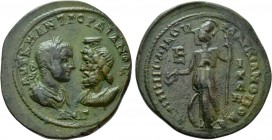 MOESIA INFERIOR. Marcianopolis. Gordian III, with Serapis (238-244). Ae Pentassarion. Tullius Menophilus, consular legate.
