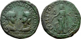 MOESIA INFERIOR. Tomis. Gordian III with Tranquillina (238-244). Ae Tetrakaihemiassarion.