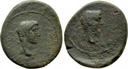 CRETE. Knossos. Nero (54-68). Ae.