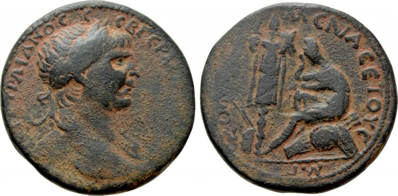 PONTOS. Nicopolis ad Lycum. Trajan (98-117). Ae. Dated RY 43 (113/4 AD).

Obv:...