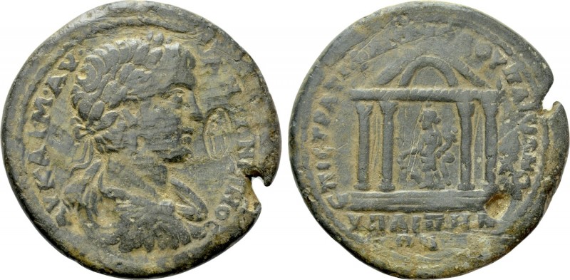 LYDIA. Hypaepa. Caracalla (198-217). Ae. 

Obv: AV KAI M AV ANTΩNЄINOC. 
Laur...