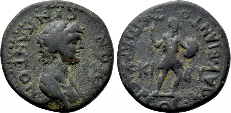 PHRYGIA. Cibyra. Pseudo-autonomous. Time of Domitian (81-96). Ae. Klaudios Bias,...