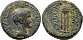 PHRYGIA. Laodicea ad Lycum. Nero (Caesar, 50-54). Ae. Anto Polemon, son of Zeno, priest for the fourth time.