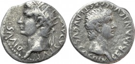 CAPPADOCIA. Caesarea. Germanicus with Divus Augustus (Caesar, 15 BC-19 AD). Drachm.