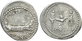 MARK ANTONY. Denarius (32-31 BC). Patrae(?).