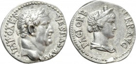 VESPASIAN (69-79). Denarius. Ephesos.