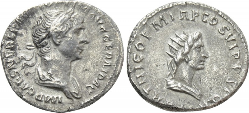TRAJAN (98-117). Denarius. Rome. 

Obv: IMP CAES NER TRAIANO OPTIM AVG GERM DA...