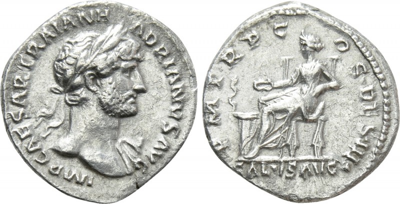 HADRIAN (117-138). Denarius. Rome. 

Obv: IMP CAESAR TRAIAN HADRIANVS AVG. 
L...