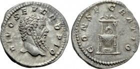 DIVUS SEPTIMIUS SEVERUS (Died 211). Denarius. Rome.