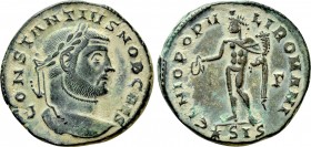 CONSTANTIUS I (Caesar, 293-305). Follis. Siscia.