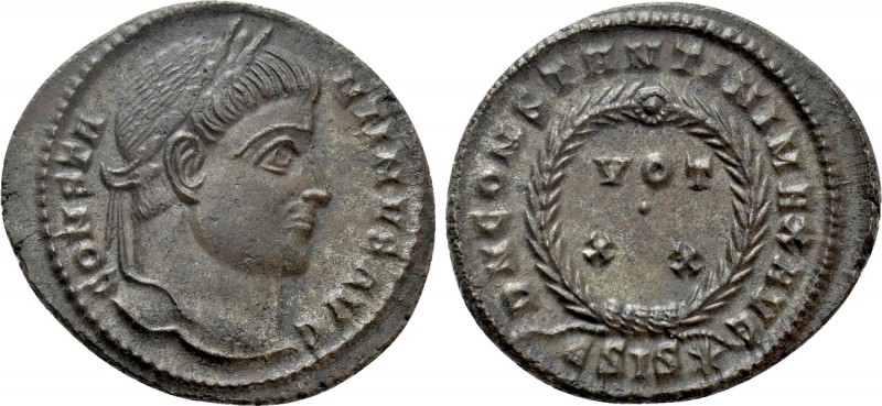 CONSTANTINE I THE GREAT (307/10-337). Follis. Siscia. 

Obv: CONSTANTINVS AVG....