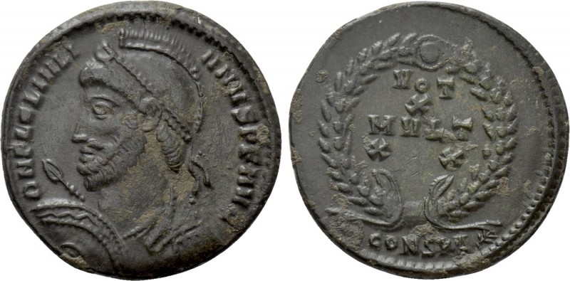 JULIAN II APOSTATA (360-363). Ae. Constantinople. 

Obv: D N FL CL IVLIANVS P ...