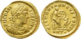 GRATIAN (367-383). GOLD 1 1/2 Scripulum. Antioch.
