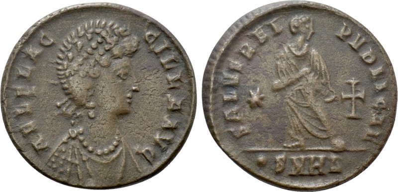 AELIA FLACCILLA (Augusta, 379-388). Ae. Heraclea.

Obv: AEL FLACCILLA AVG.
Di...