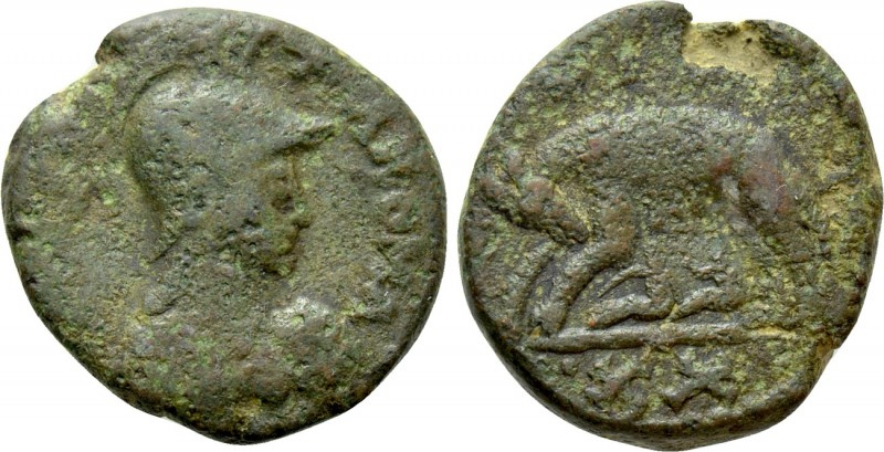 OSTROGOTHS. Athalaric (526-534). 20 Nummi. Rome. 

Obv: INVICTA ROMA. 
Helmet...