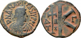 ANASTASIUS I (491-518). Half Follis. Antioch.