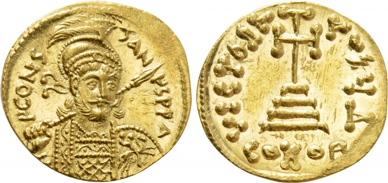 CONSTANTINE IV POGONATUS (668-685). GOLD Solidus. Constantinople.

Obv: P CONS...