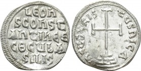 LEO IV THE KHAZAR with CONSTANTINE VI (775-780). Miliaresion. Constantinople.