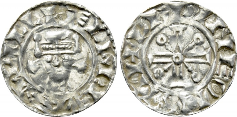 FRANCE. Normandie. William II Rufus (1087-1100). AR Penny. Voided Cross type. 
...