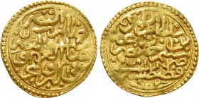 ISLAMIC. Ottoman Empire. Murad III (AH 982-1003 / 1574-1595 AD). GOLD Sultani. Qustaniniya (Constantinople). Dated AH 982 (1574 AD).