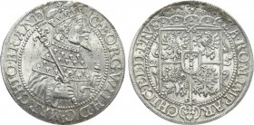 GERMANY. Brandenburg-Preußen. Georg Wilhelm (1619-1640). Ort - 1/4 Taler (1625). Königsberg.