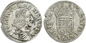 ITALY. Papal States. Alexander VII (1655-1667). Luigino (1667). Avignon.