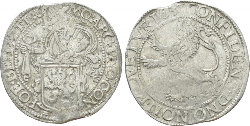 NETHERLANDS. Gelderland. Lion Dollar or Leeuwendaalder (1633). 

Obv: MO ARG P...