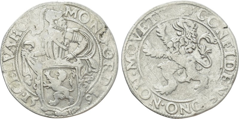 NETHERLANDS. Holland. Lion Dollar or Leeuwendaalder (1597). 

Obv: MO NO ORDI ...