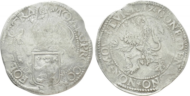 NETHERLANDS. Utrecht. Lion Dollar or Leeuwendaalder (1617). 

Obv: MO ARG PRO ...
