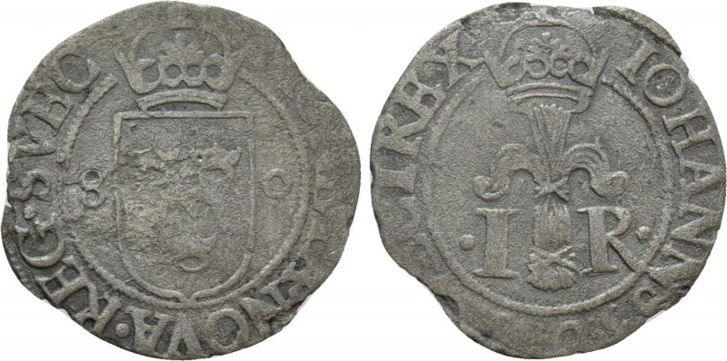 SWEDEN. John III (1568-1592). 1/2 Örtug. Stockholm. 

Obv: IOHANNS 3 D G SVECI...
