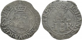 SWEDEN. John III (1568-1592). 1/2 Örtug.  Stockholm.