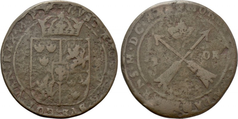SWEDEN. Gustav II Adolf (1611-1632). Cu 1 Ör (1630). 

Obv: CVSTAVUS ADOLPH D ...