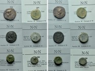 6 Roman Provincial coins.