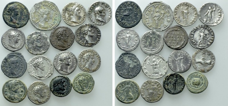 16 Roman Coins. 

Obv: .
Rev: .

. 

Condition: See picture.

Weight: g...