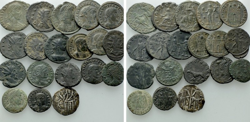 19 Roman and Medieval Coins. 

Obv: .
Rev: .

. 

Condition: See picture....