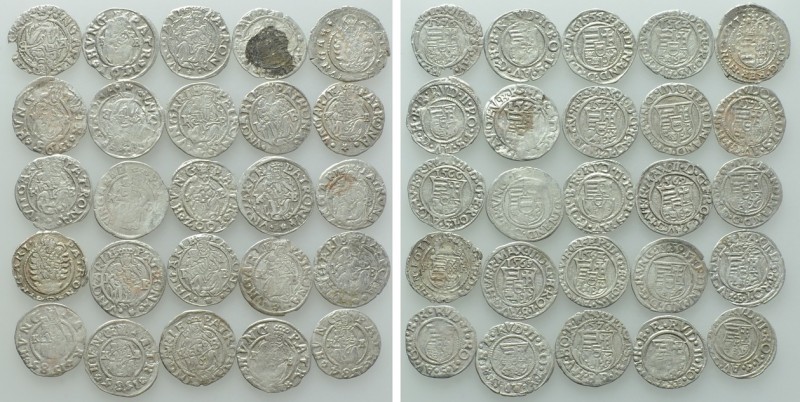 25 Coins of Hungary. 

Obv: .
Rev: .

. 

Condition: See picture.

Weig...