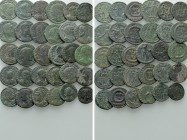 Circa 30 Late Roman Coins.