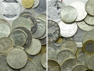 Circa 33 Modern Coins; Mostly Silver; Austria etc..