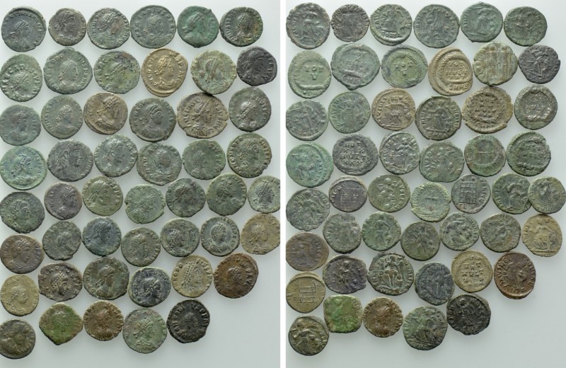 Circa 50 Late Roman Minimi. 

Obv: .
Rev: .

. 

Condition: See picture....