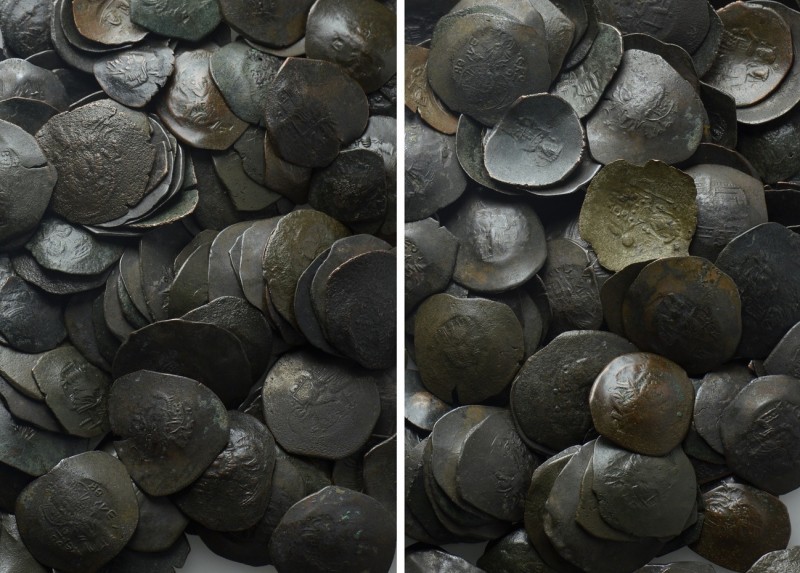 Circa 200 Byzantine Coins. 

Obv: .
Rev: .

. 

Condition: See picture.
...